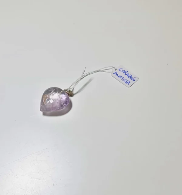 Colgante corazón Amatista