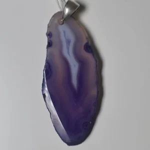 Ágata Morada Bañada Plata