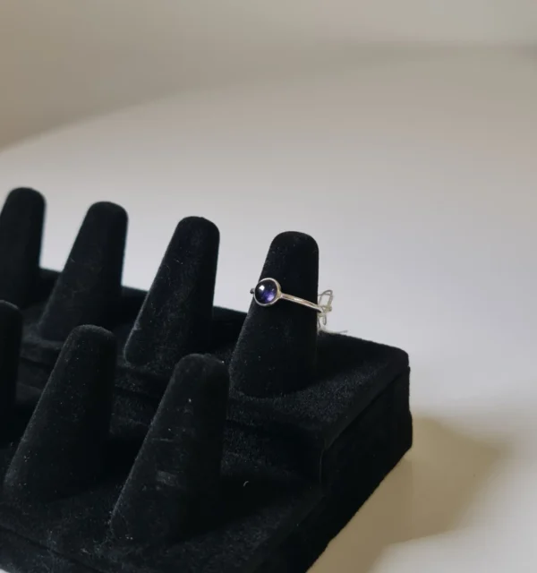 Anillo Plata Amatista