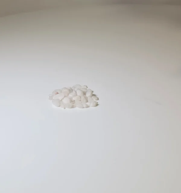 Chips de cuarzo blanco