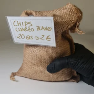 Chips de cuarzo blanco