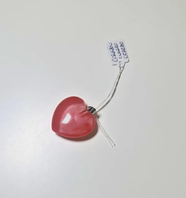 Colgante Corazón Cuarzo Cerezo