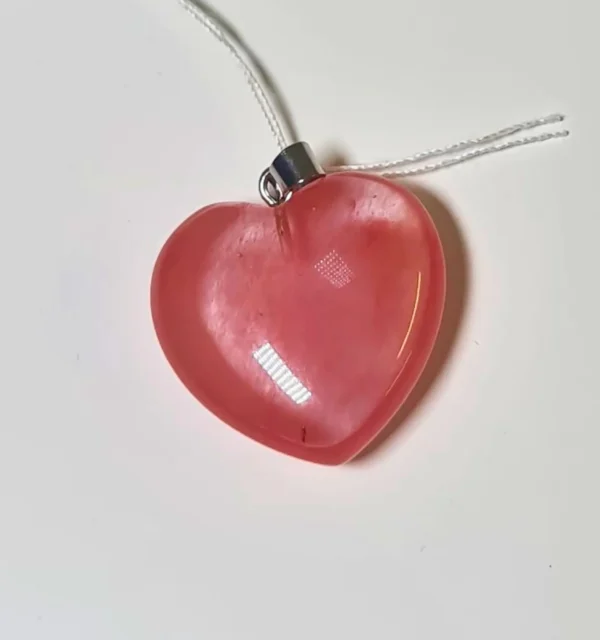 Colgante Corazón Cuarzo Cerezo