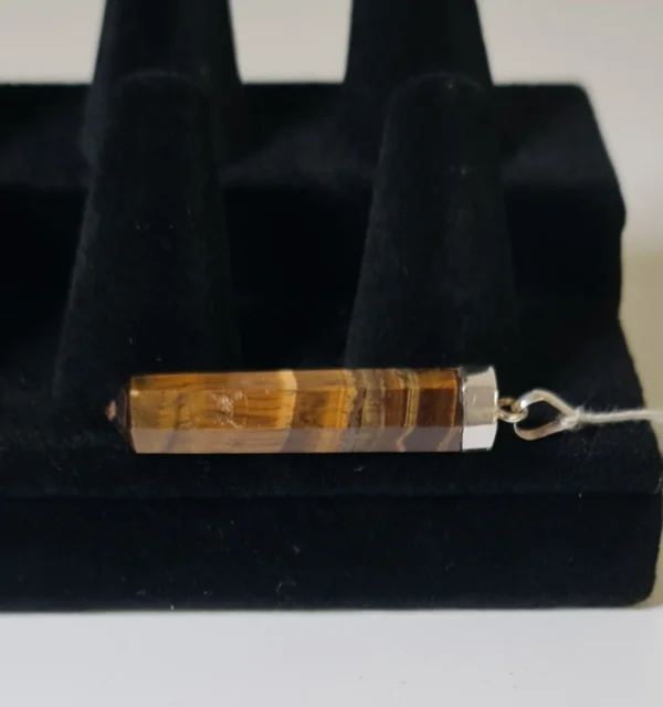 Colgante Ojo de Tigre Plata