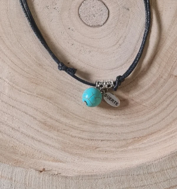 Collar Acuario turquesa