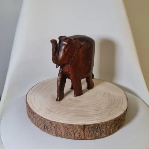 Elefante del Dinero Madera Pequeño