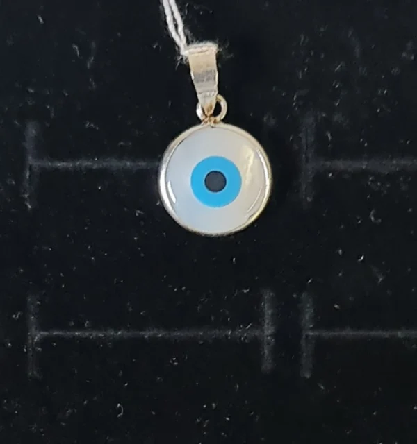 Ojo turco Plata y Nácar