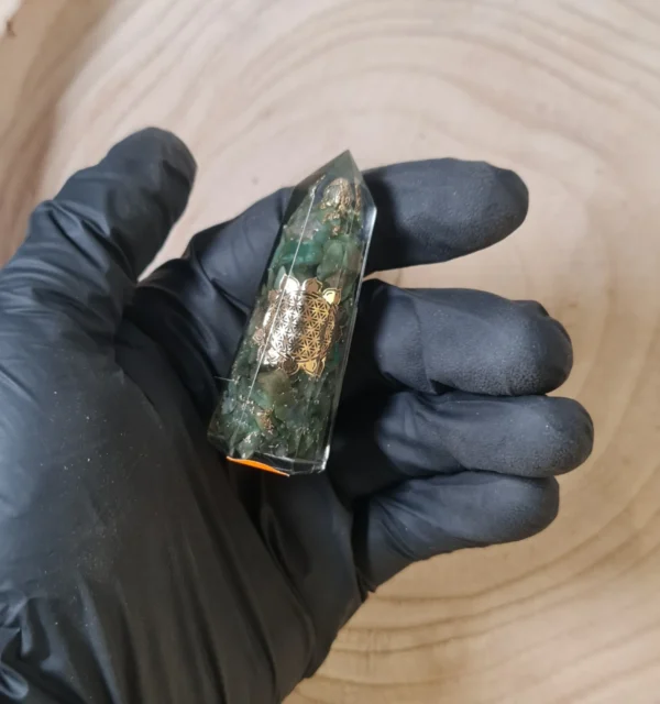 Orgonita aventurina oscura