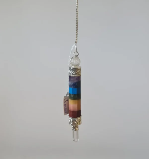 Péndulo columna 7 chakras