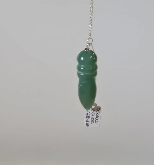 Péndulo egipcio cuarzo verde