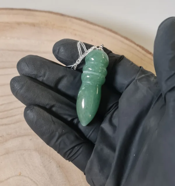Péndulo egipcio cuarzo verde