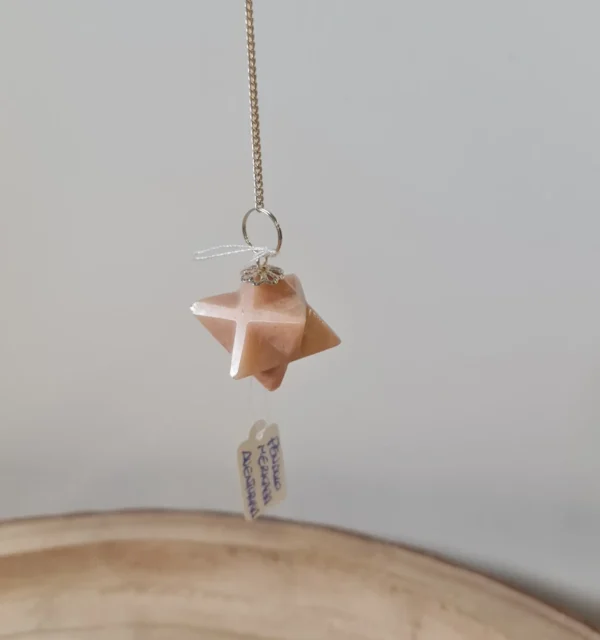 Péndulo merkaba aventurina