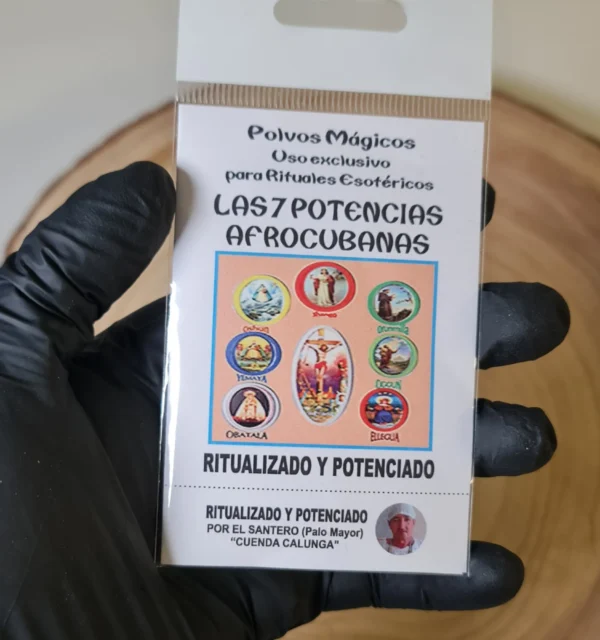 Polvos mágicos 7 potencias afrocubanas