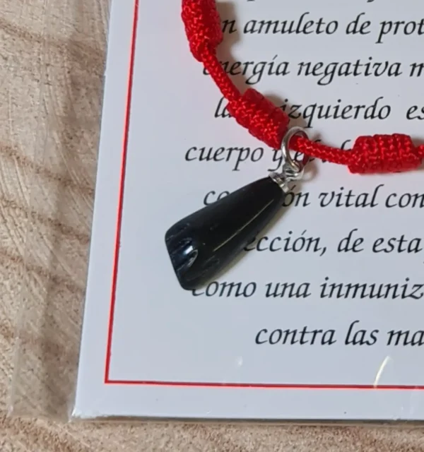 Pulsera 7 Nudos con Azabache