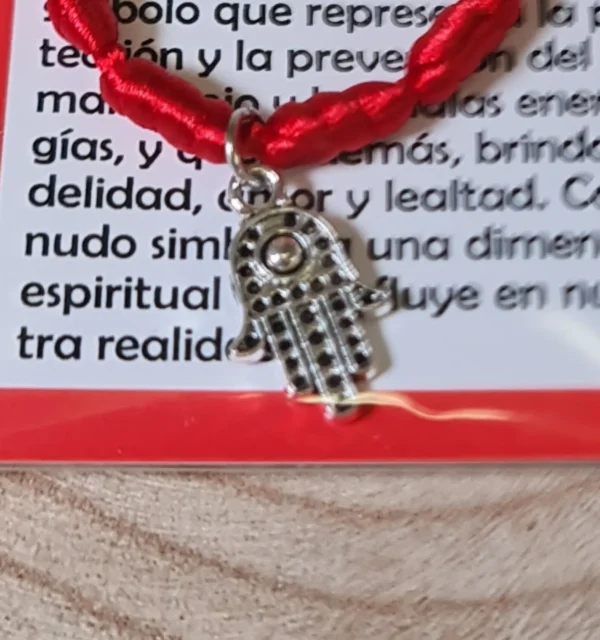 Pulsera 7 Nudos y Mano de Fátima