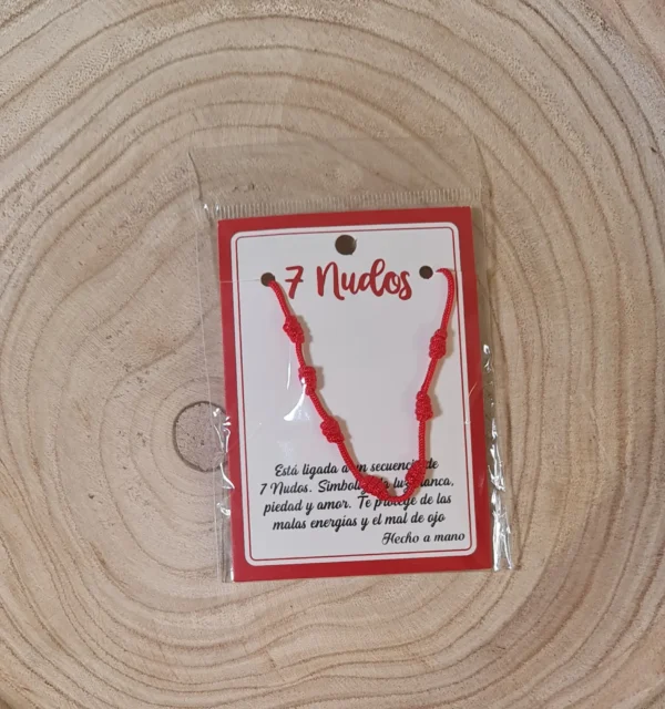 Pulsera 7 nudos