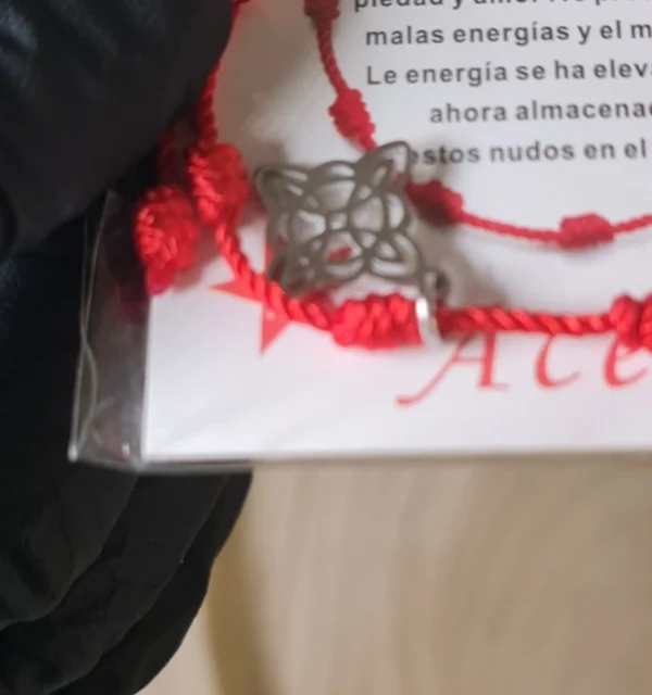 Pulsera 7 nudos con acero