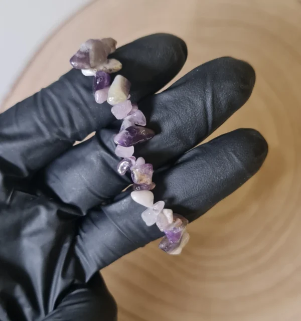 Pulsera Amatista Chips