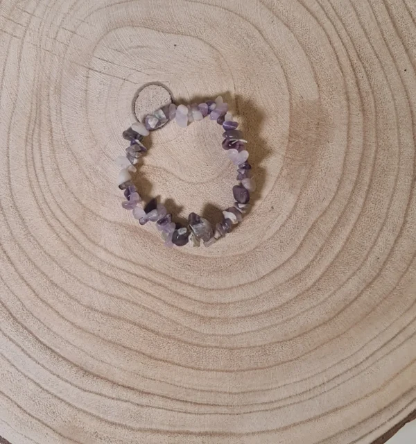 Pulsera Amatista Chips