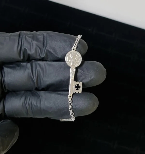 Pulsera Cadena Llave San Benito