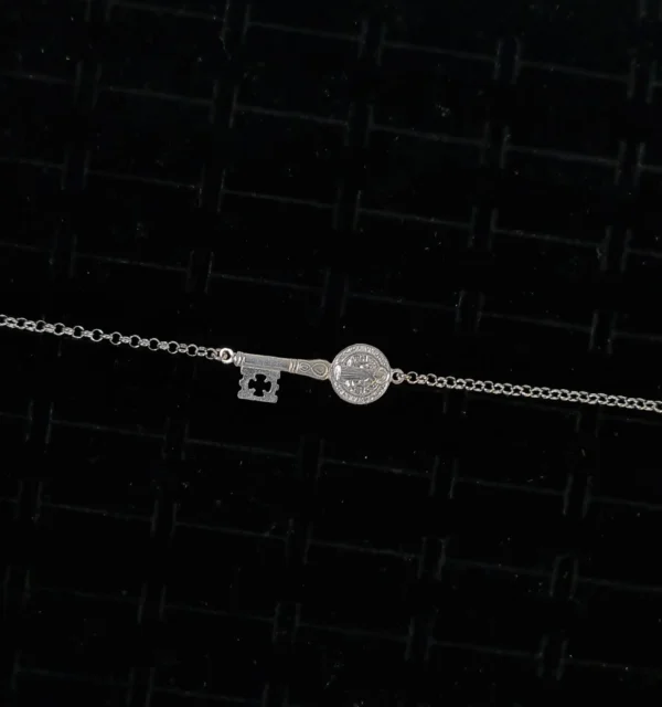 Pulsera Cadena Llave San Benito