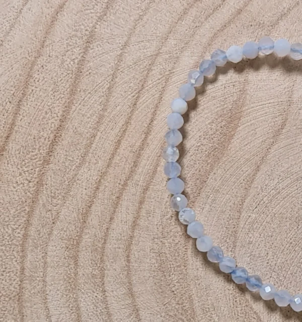 Pulsera Calcedonia Facetada