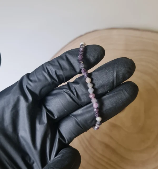 Pulsera Charoita Facetada