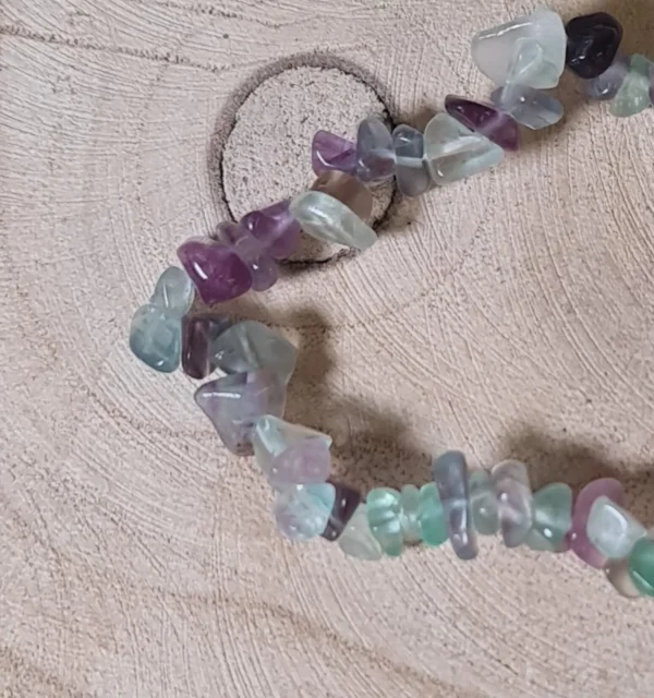 Pulsera Fluorita Chips