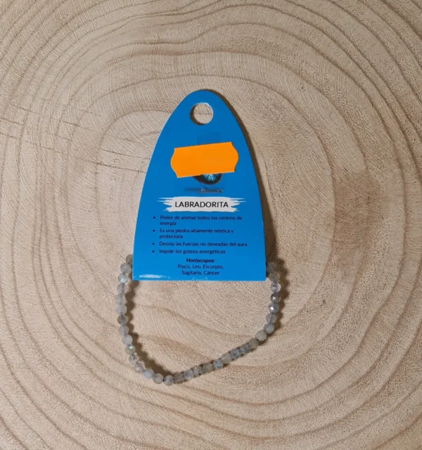 Pulsera Labradorita Facetada