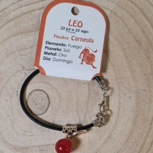 Pulsera Leo carneola