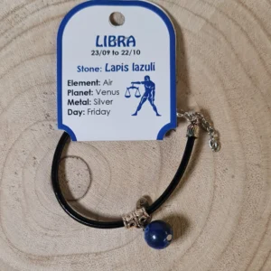 Pulsera Libra lapislázuli