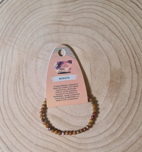 Pulsera Mokaita Facetada
