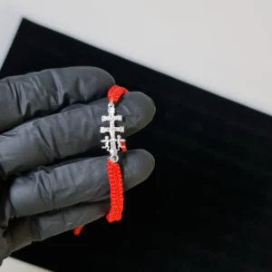 Pulsera Roja Cruz de Caravaca