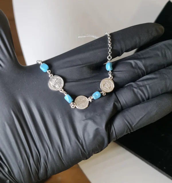 Pulsera San Benito Turquesa