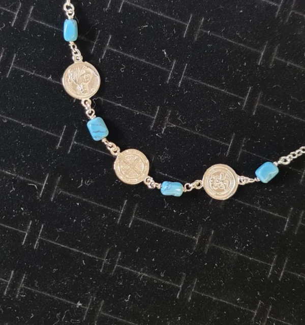 Pulsera San Benito Turquesa