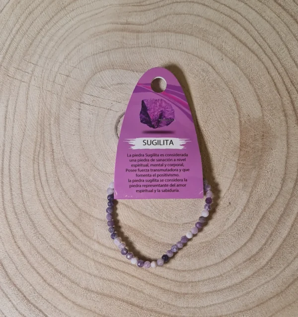 Pulsera Sugilita Facetada