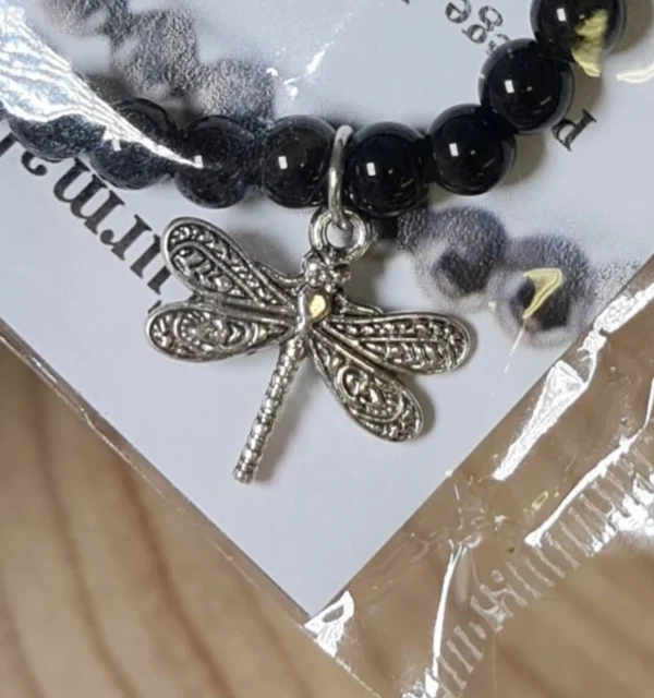Pulsera Turmalina con Mariposa