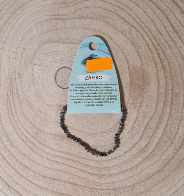Pulsera Zafiro Facetada