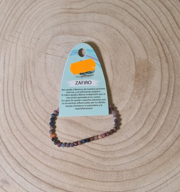 Pulsera Zafiro facetada