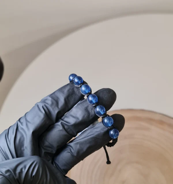 Pulsera cuarzo azul rutilado