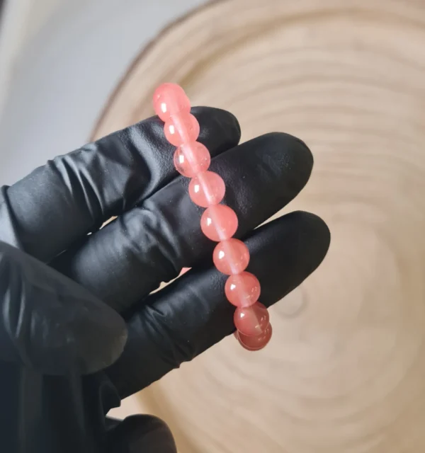 Pulsera cuarzo cerezo