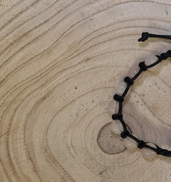 Pulsera cuarzo rosa 2