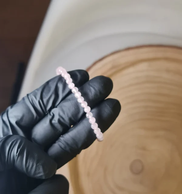 Pulsera cuarzo rosa