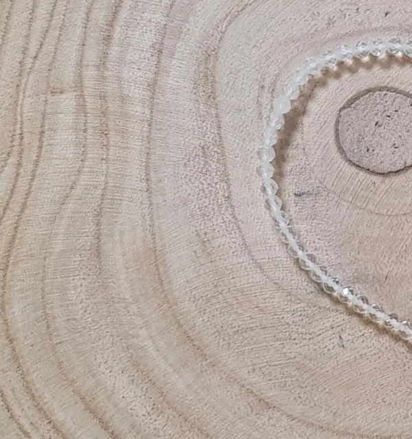 Pulsera de cuarzo blanco