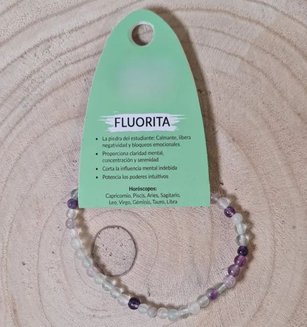 Pulsera de fluorita