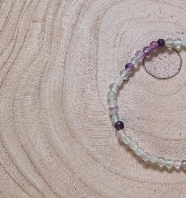 Pulsera de fluorita