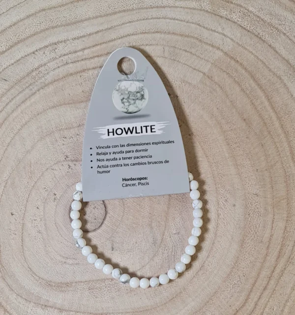 Pulsera de howlita