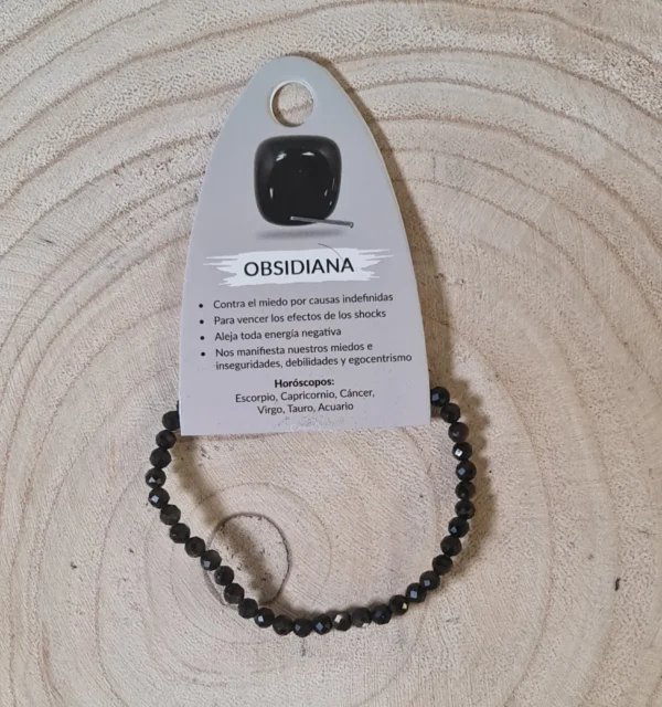 Pulsera de obsidiana