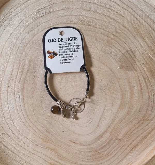 Pulsera de piedra de ojo de tigre