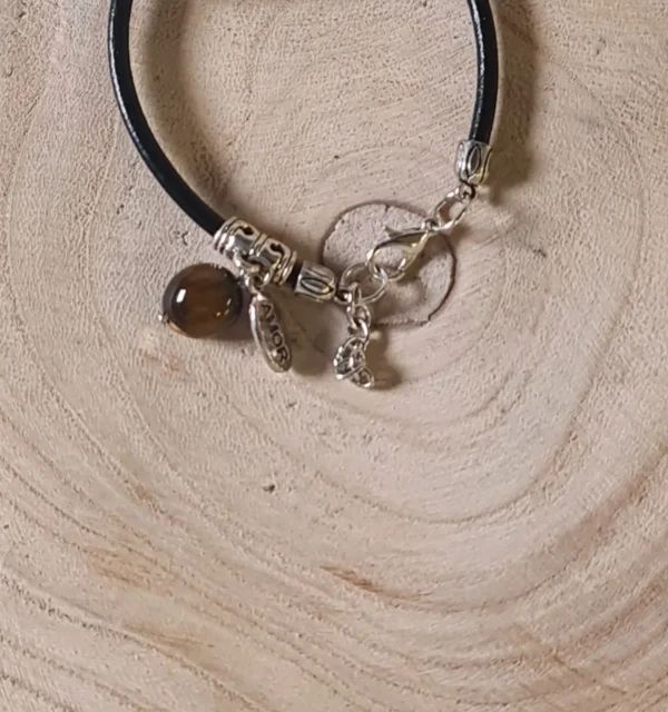 Pulsera de piedra de ojo de tigre